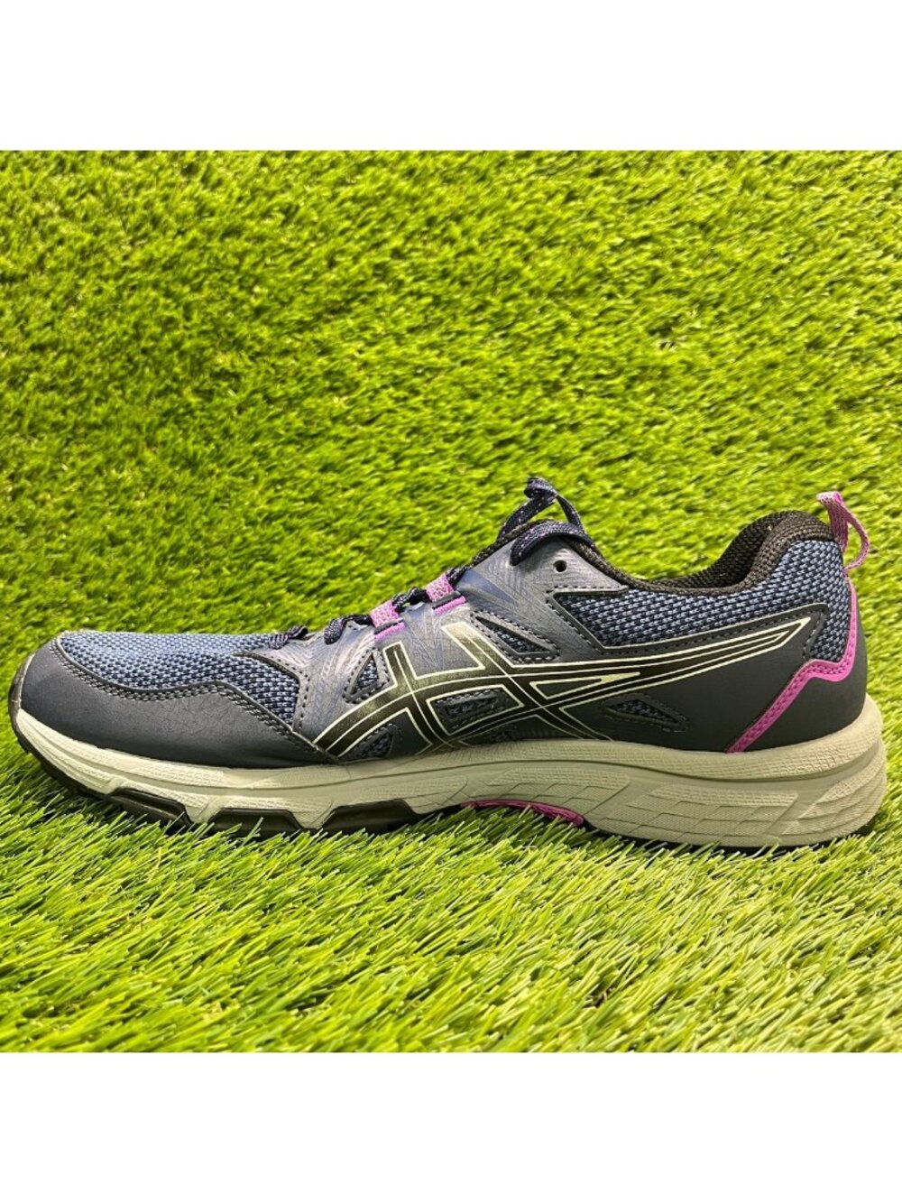 Asics Gel-Venture 8 Womens Size 10 Blue Pink Athletic Running Shoes Sneakers - Picture 2 of 9